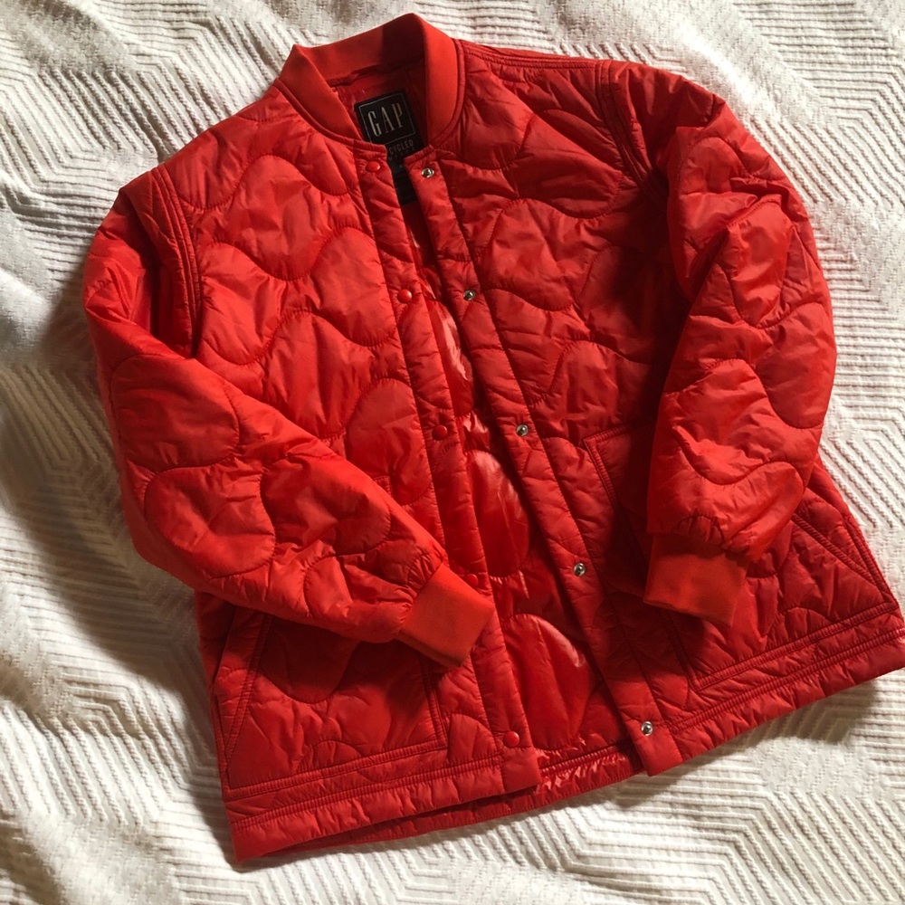 Gap Red Bomber Jacket - image 2